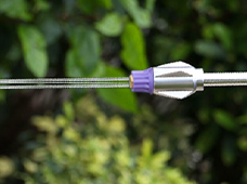 Close-up of Pocket Hose nozzle attachment